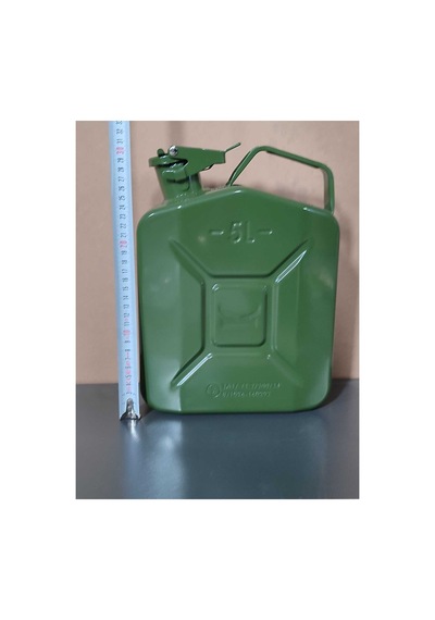 Klc Benzin Bidonu Metal 5 Litre Akaryakıt Mazot Taşıma Doldurma Depolama Bidonu Dayanıklı Bidon