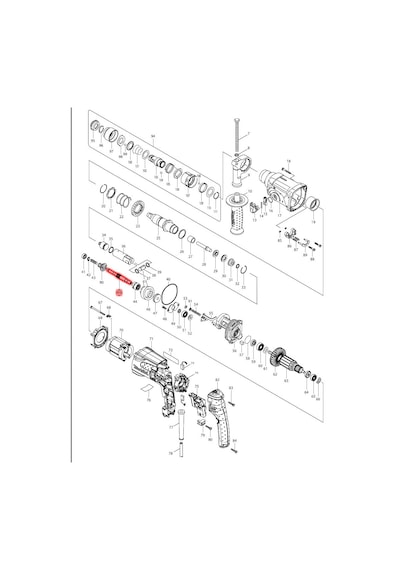 Makita HR2470T Darbe Dişli Ürün Kodu 324668-1