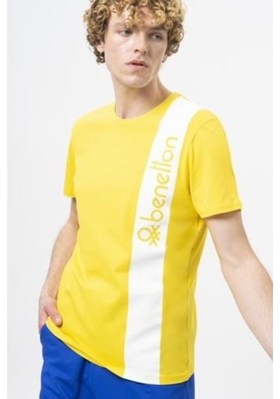 Benetton T-shırt Ekru