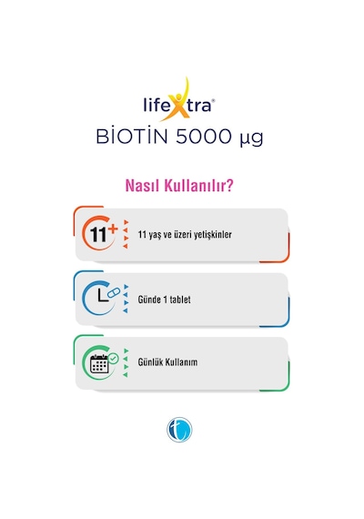 Lifextra Biotin 5000 mg 60 Tablet