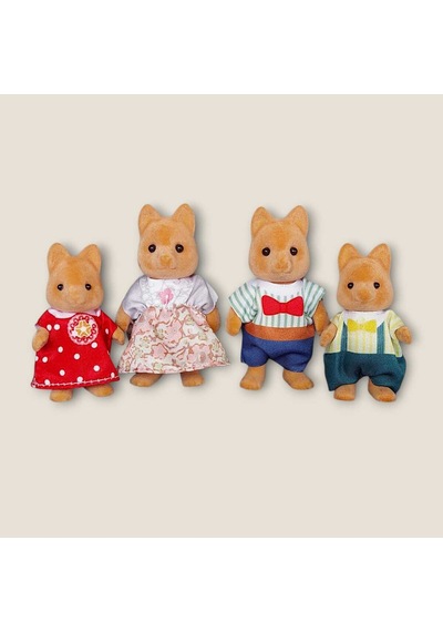 Happy Family Tilki Ailesi 4'lü Figür Seti
