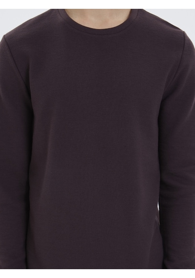 Regular Fit Erkek Tshirt U.kol Bordo