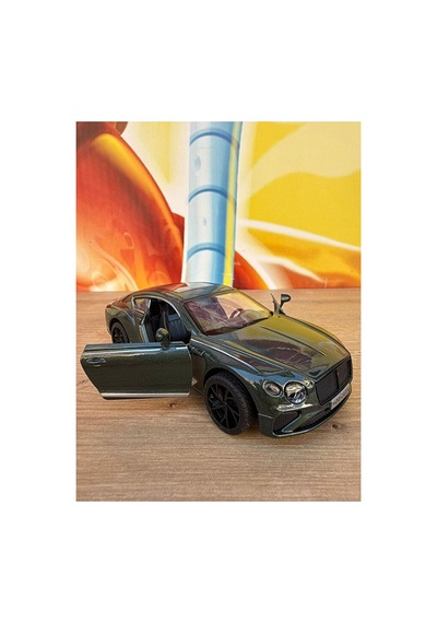 2019 Bentley Continental Gt Diecast Model Araba Sesli Işıklı Çekbırak Açılan Kapılar Bentley Model A Yeşil