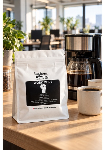 Work Mode Brezilya Filtre Ve Espresso Kahve 200 Gr %100 Arabica Natural İşleme