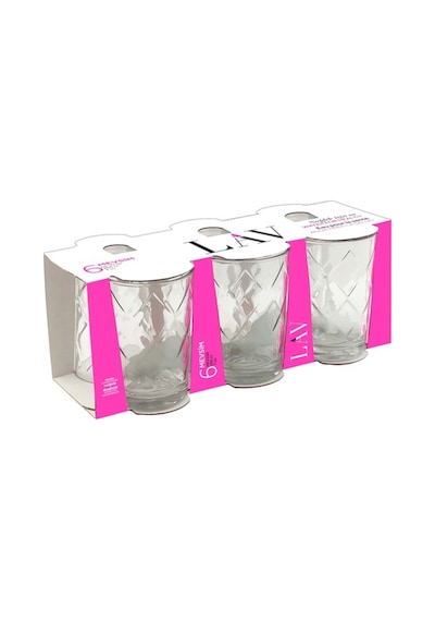 Lav Mevsim Cam Su Bardağı 6'lı 205 ml