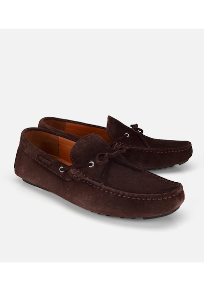 Hotiç Erkek Süet Deri Kahverengi Fiyonk Detaylı Günlük Loafer 02ayh319930a480 02ayh319930a480