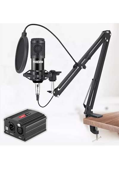Lastvoice BM800YP Youtuber Mikrofon Phantom Stand Filtre 7.1 Seti
