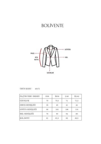 Kahverengi Regular Fit Pile Detaylı Blazer Ceket Kahverengi