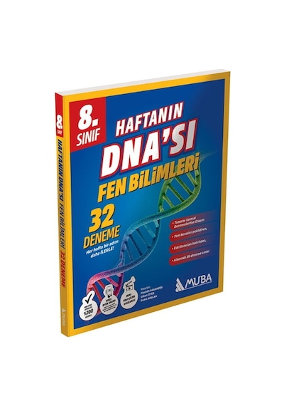 Muba Yayınları 8. Sınıf Fen Bilimleri Haftanın Dna Sı 32 Li Deneme