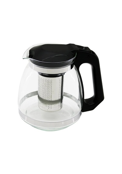 Çelik Süzgeçli Cam Demlik 1500ml 5047 Çok Renkli