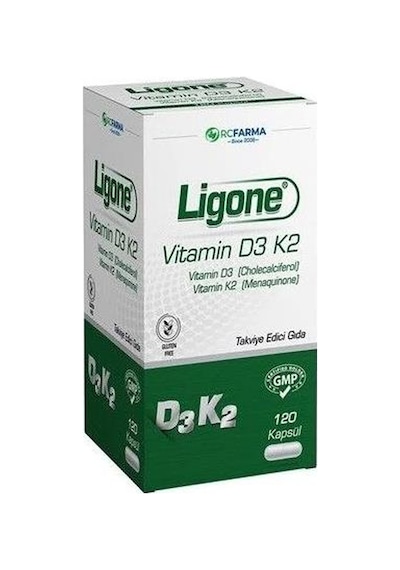 Ligone Vitamin D3 K2 120 Kapsül