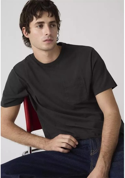 Levi's Erkek Ön Cepli Siyah Tişört - 005h0-003 Siyah