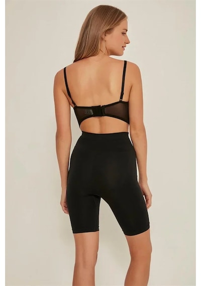 Ang Butik Siyah Mı 3005 Soft Uzun Paçalı Boxer Korse