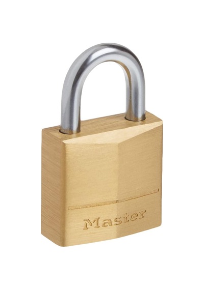 Master Lock Asma Kilit, Masif Pirinç, 1,9 Cm Genişliğinde, 120q
