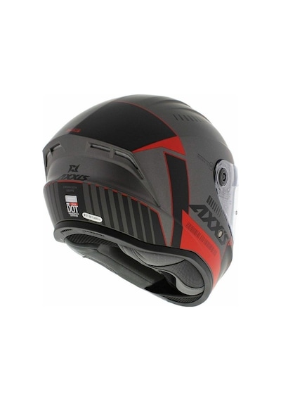 Motosiklet Full Face Draken S V.2 Metalik Gri Motorcu Kaskı Çift Vizörlü Çok Renkli