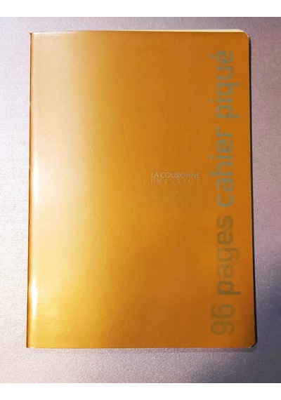 L.C 96Yp Karton Kapak Dikişli Fransız Tipi Kareli Defter