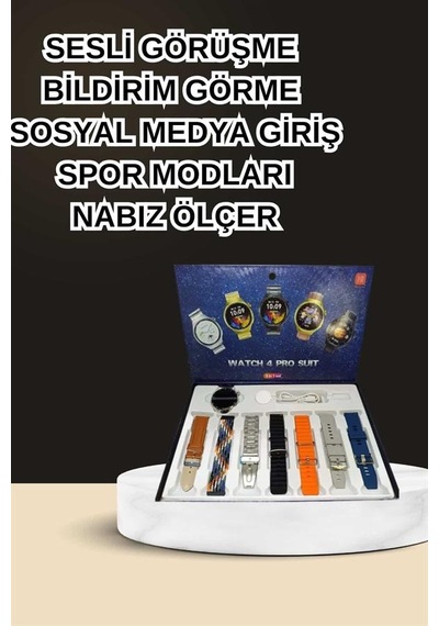 Dokunmatik Akıllı Saat Yeni Nesil Kulaklık Kampanyası Bluetooth Bağlantılı Anc Özelliği