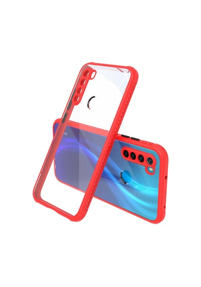 Xiaomi Redmi Note 8 Kılıf Zore Kaff Kapak - Kırmızı