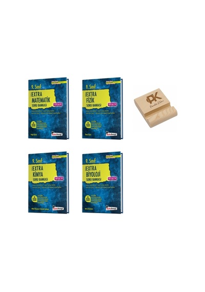 Kafa Dengi 9. Sınıf Maarif Ekstra Matematik Fizik Kimya Ve Biyoloji Soru Bankası 4lü Set + Telefon S