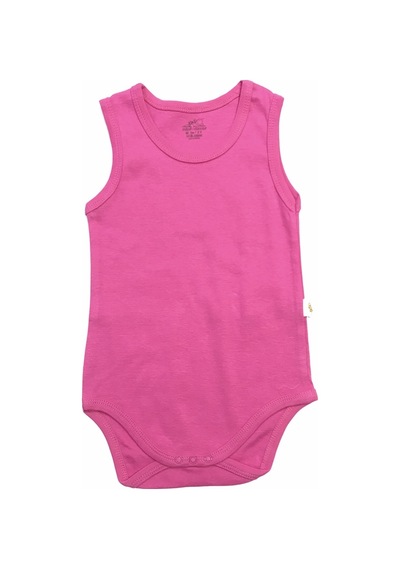Mini Damla Body Askılı Penye Fuşya