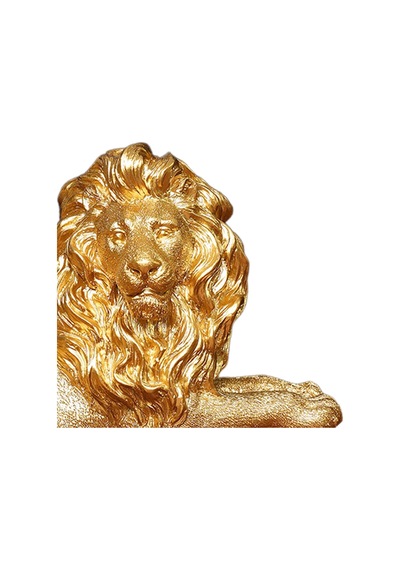 Dolıty Aslan Heykel Masa Centerpiece Modern Heykeli Yatak Yatmak
