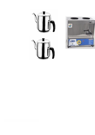 Platin 19 Litre Elektrikli Pleytsiz Çay Kazanı & Kahveci Kazanı & Kahve Ve Çay Ocağı Inox-demlik li