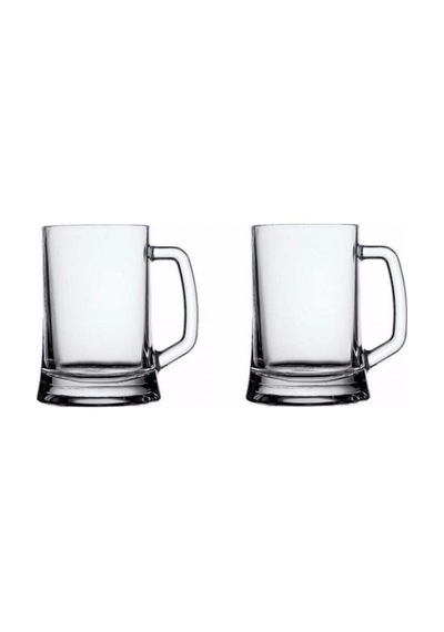 660 Cc Kulplu Pub Bardak 2'li Şeffaf