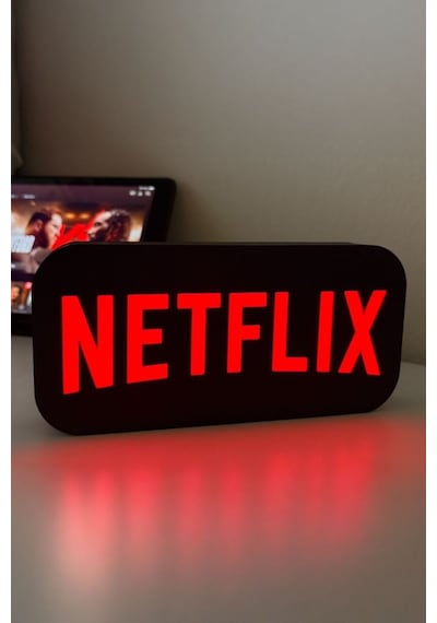 Netflix Tasarımlı Dekoratif Aydınlatma Led Çok Renkli