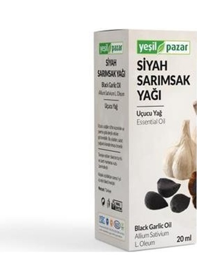 Yeşil Pazar Siyah Sarımsak Yağı 20 ML