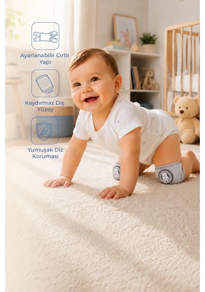Babyjem Emekleme Dizliği Gri