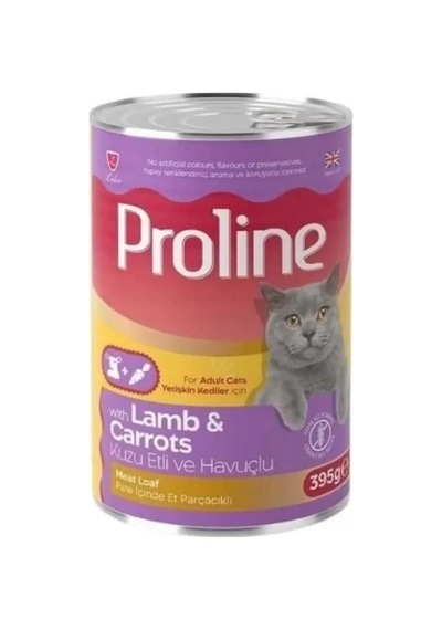 Proline Kuzulu ve Havuçlu Gravy Yetişkin Kedi Konserve Maması 395 G
