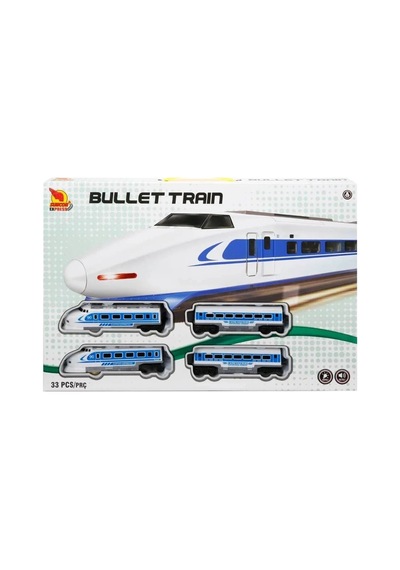 Eğlenceli Işıklı Sesli Tren Seti 33 Parça