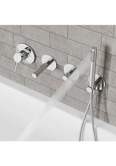 Vitra Origin Ankastre Duş Seti 8 Parça Krom