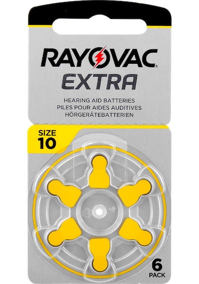 Rayovac Extra Advanced 10 Numara Blister Kulaklık Pili 6'lı