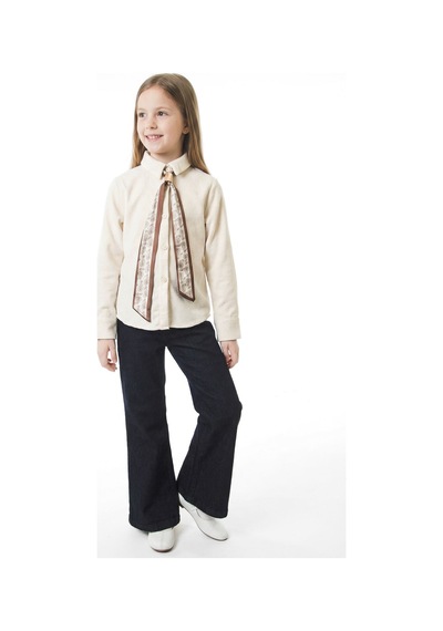 Xo Kids Kız Çocuk Folarlı 3lu Alt Üst Takım 7-14 Yaş 3953-4953 Bej