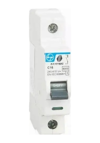 Lauritz Knudsen, BA10160C-16A, 6kA, C, 1P MCB, Otomatik sigorta