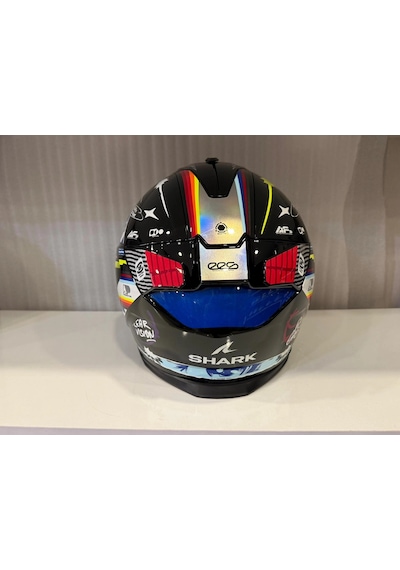 Kask Shark D-skwal 3 Streetrush Siyah Mavi Krom Siyah/mavi/krom