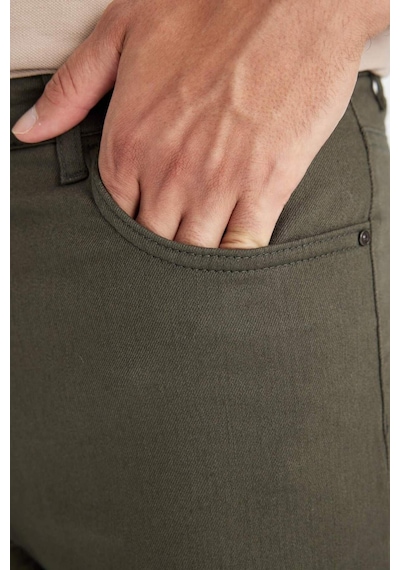 DeFacto Pantolon Slim Fit Dar Kesim Cepli Dar Paça C9436AX24AUKH444