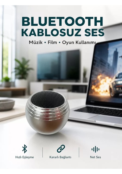 Hepsi Taşınabilir Bluetooth Hoparlör Yüksek Ses Kaliteli Mini Tasarım Yeni Nesil Najmaddin