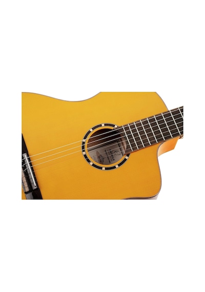 Ortega Family Series Pro Flamenco Elektro Klasik Gitar Natural
