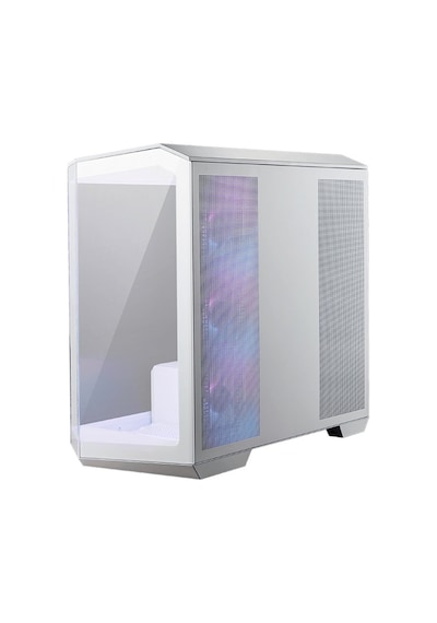 Msı Mag Pano M100r Pz Whıte Temperli Cam 3x120mm 1x120mm Argb Fan Matx Beyaz Panoramik Gaming
