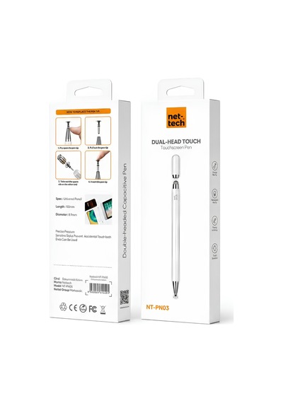 Nettech Nt-pn03 Telefon Dokunmatik Kalem - Beyaz