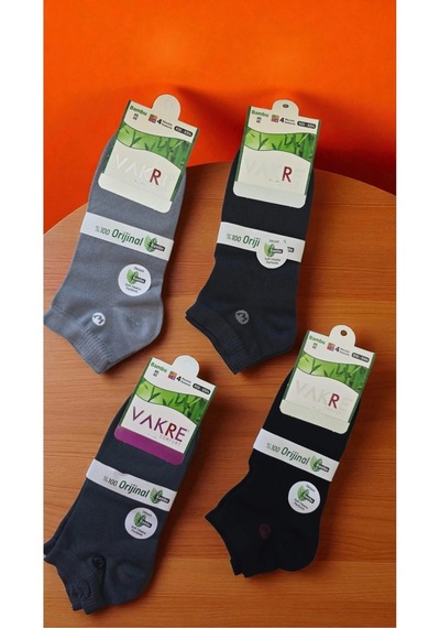 Vakre Comfort Bamboo Dikişsiz Ve Parfümlü Erkek Çorap 12'li Ve 6'lı Çok Renkli