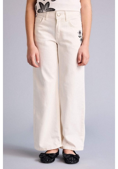 Defacto Wıde Leg Gabardin Pantolon Kız Çocuk G7579a826smwt34 Beyaz-wt34 Defacto Wıde Leg Gabardin Pantolon Kız Çocuk G7579a826smwt34 Beyaz-wt34