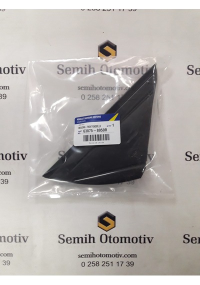 638758950R Megane Iv- 4 Çamurluk Köşe Plastiği Sol Siyah