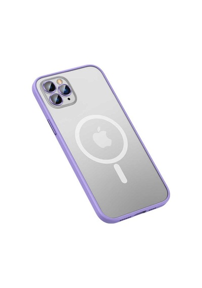 Apple Uyumlu iPhone 13 Pro Kılıf Zore Mokka Wireless Kapak Lila