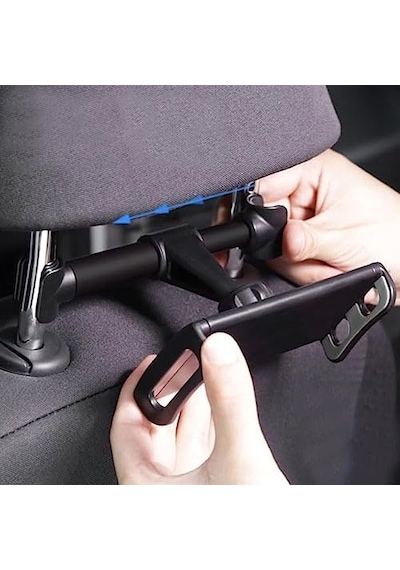 Ayrex Coverzone Araba Koltun Arkası Telefon Ve Tablet Tutucu 360 Derece Dönebilen Dik Ve Yatay Konumlandırılabilen 4 Diğer
