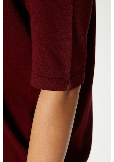 Ritnice Viscose Doku Next Premium Selection Bordo Yarım Kol Triko Kazak Bordo