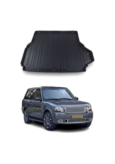 Land Rover Range Rover Vouge 2002-2012 Arası Uyumlu Araca Özel Kauçuk Tpe Bagaj Havuzu Siyah