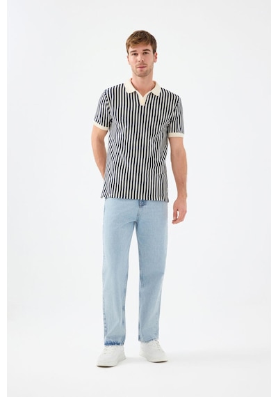 Loft Lf2038533 Erkek Polo Yaka T-shirt Navy